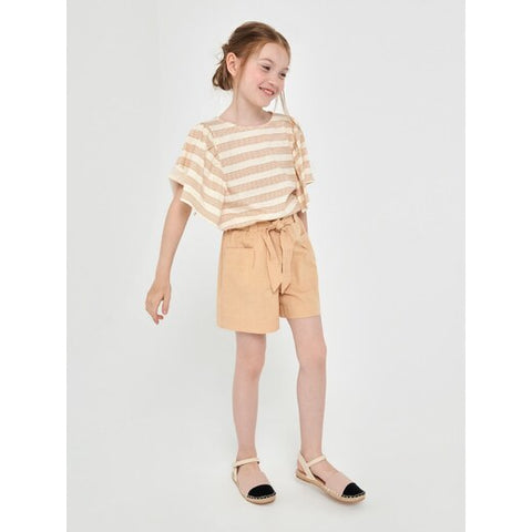Sinsay Girl's Off-White Long-Sleeve Blouse ANFK1409
