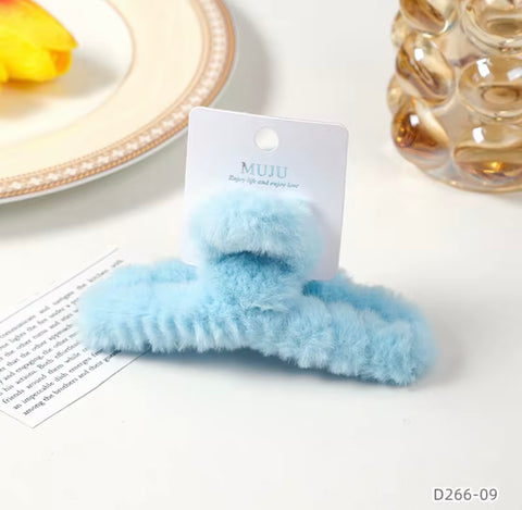 Muju Soft Rabbit Plush Clip Hair Claw Accessories | Muju In Lebanon