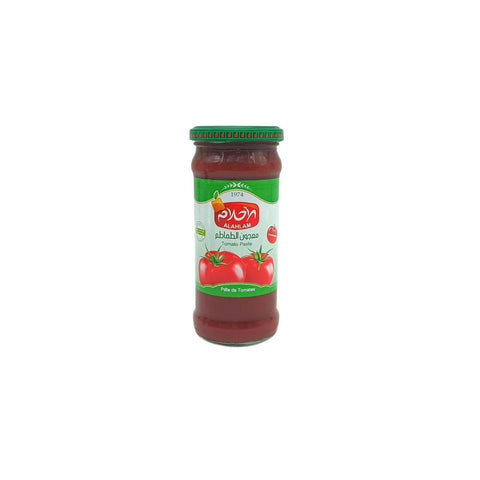 Al Ahlam Tomato Paste Glass Jar 375g