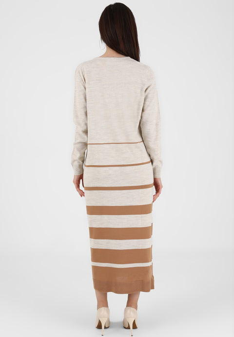 Tavin Women's Beige Jumper Dress | Tavin In Lebanon