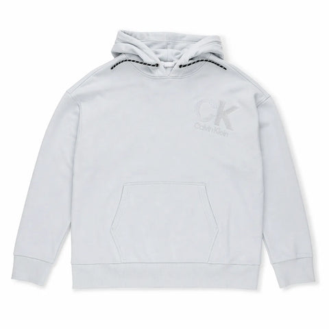 Calvin Klein Women's Light Blue Logo Hoodie | Calvin Klein in Lebanon