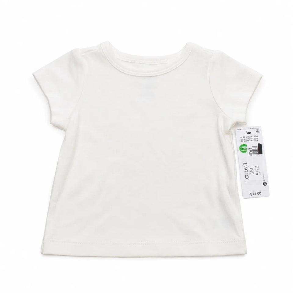 Carter's Baby's White BasicT-Shirt |Carter'sin Lebanon
