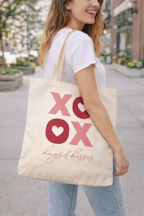 Sinsay Women's Beige X0X0 Tote Bag  |  Sinsay in Lebanon