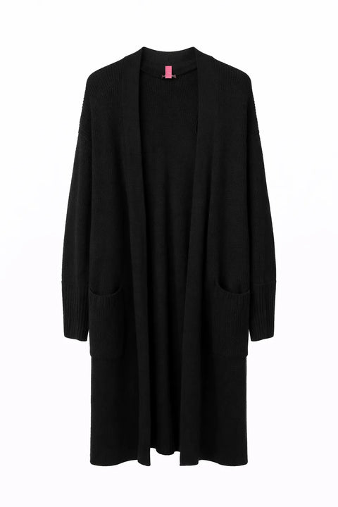 Vince Camuto Women's Black Long Cozy Open-Front Cardigan Sweater  | Vince Camuto in Lebanon