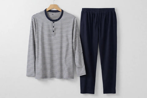 Celio Men’s Navy Blue Pajama Set  | Celio in Lebanon