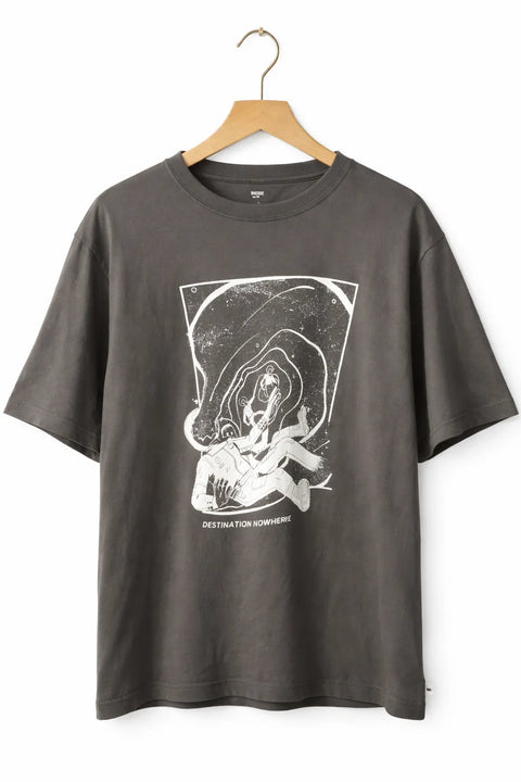 Mode of One Men's Grey With Graphic Printed  T-Shirt |Mode of One in Lebanon