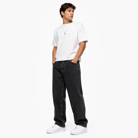 Pull&Bear Men's Washed Black Denim Jeans | Pull&Bear in Lebanon