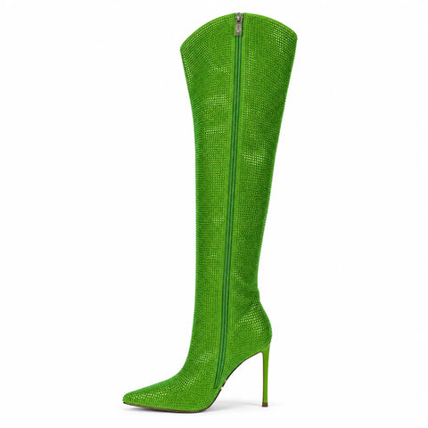 Steve Madden Women's Green High Boots | Steve Madden In Lebanon