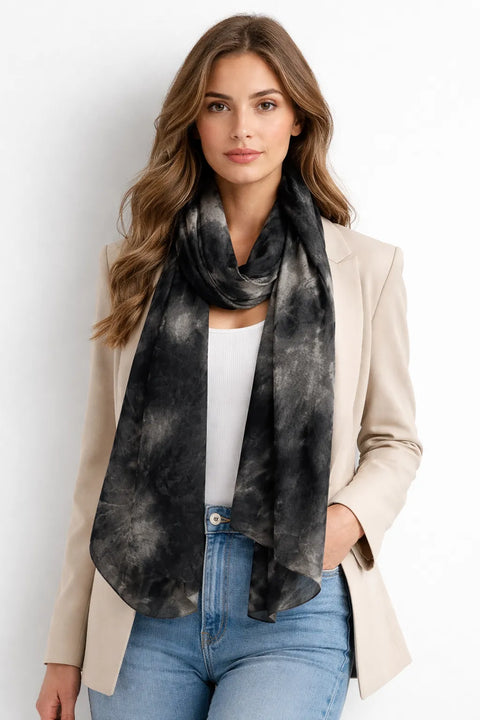 Jenni Women's Charcoal & Grey Jersey Wrap Scarf | Jenni in Lebanon
