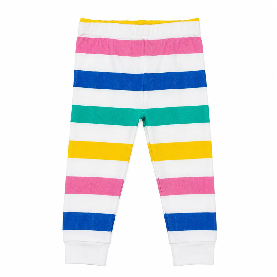 Bluey Girl Rainbow Multi-Color Striped Pajama Jogger Pants | Bluey in Lebanon