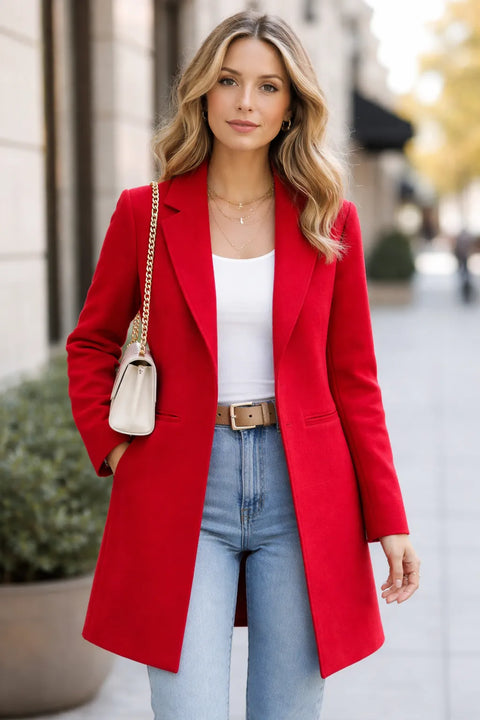 Tommy Hilfiger Women’s Red Coat  | Tommy Hilfiger in Lebanon