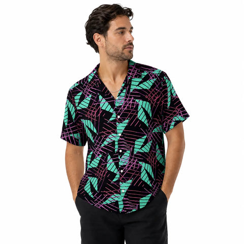 Rebel Men’s Short-Sleeve Graphic Print Button-Down Shirt | Rebel in Lebanon