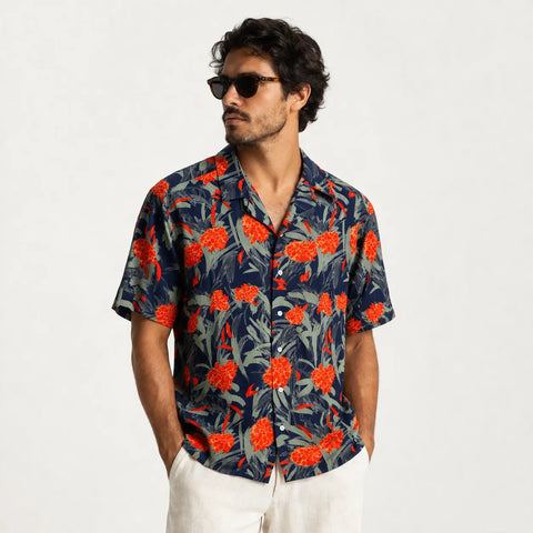 Redefined Rebel  Men's Multi Floral Printed fit Shirt |Redefined Rebel in Lebanon