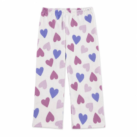 Carter's Girl White and Purple Hearts Fleece Pajama Pants | Carter's in Lebanon