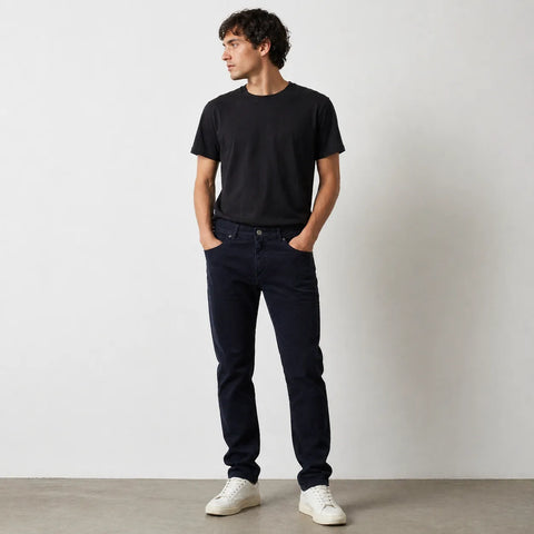 Mo Casual Men's Navy Fine Tailoring Slim Fit Pant | Mo Casual In Lebanon