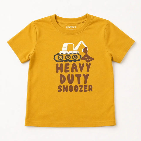 Carter's Baby Boy's Dark Yellow Featuring a Construction Digger T-Shirt  | Carter's in Lebanon