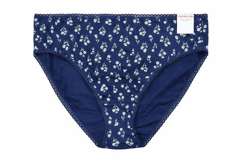 Charter Club Women's Navy Cotton Bikini Pretty Cotton Underwear | Charter Club In Lebanon