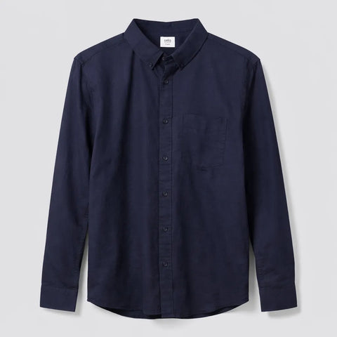 Celio Men's Navy Solid Regular Fit Long Sleeve Shirt|Celio In Lebanon