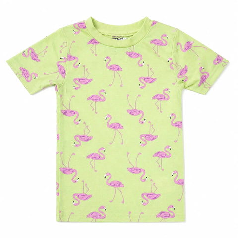 Carter's Girl's Light Green Flamingo  Graphic  Printed T-Shirt   | Carter's in Lebanon