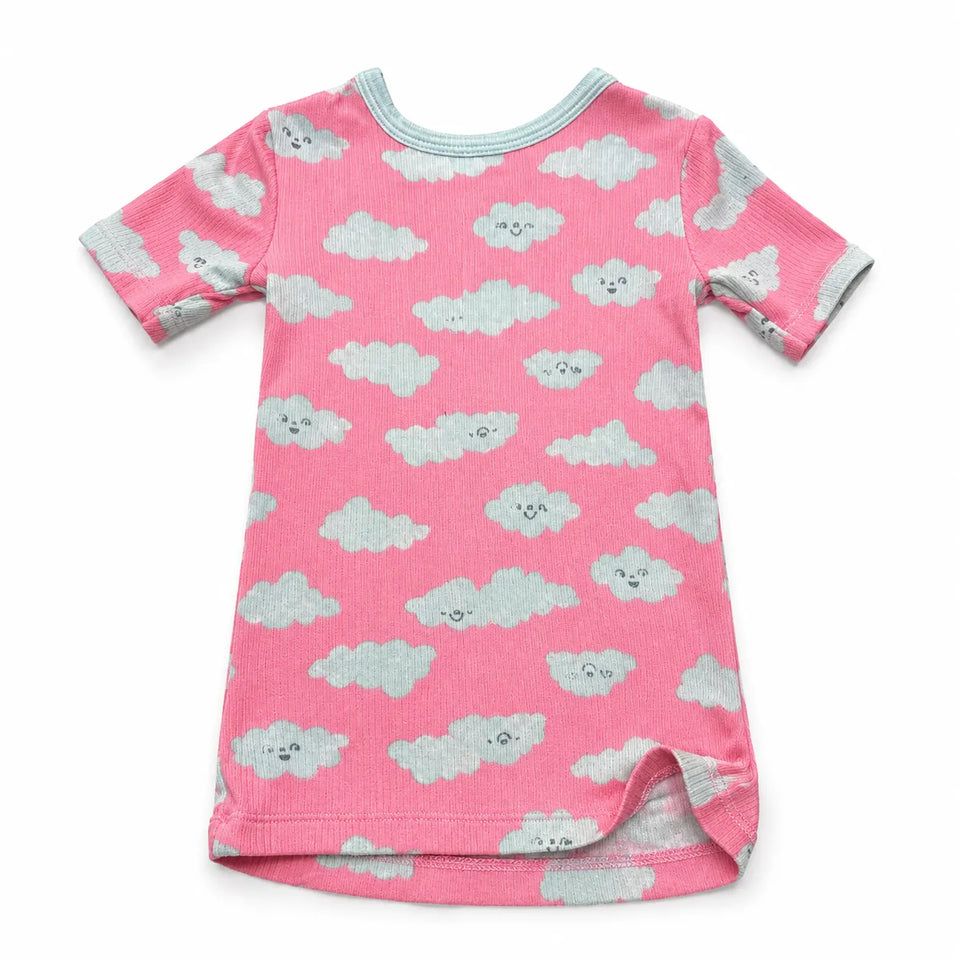 Cat & Jack Baby Girl's Pink Playful Cloud PrintT-Shirt | Cat & Jack in Lebanon