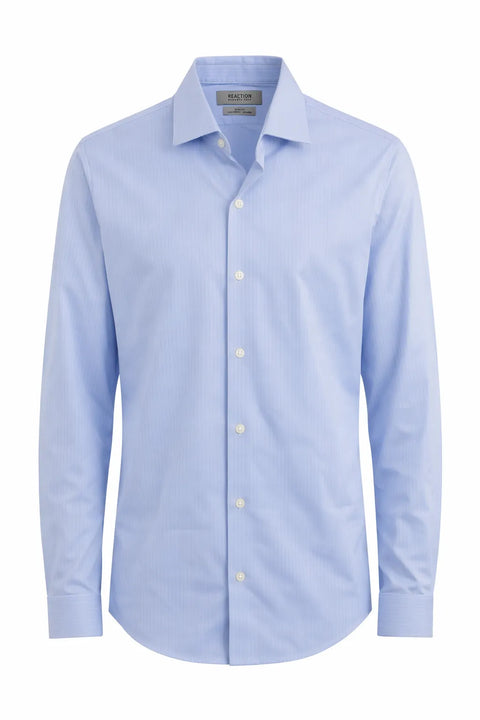 Kenneth Cole Reaction Men's Blue Slim Fit Flex Stretch Shirt | Kenneth Cole Reaction In Lebanon