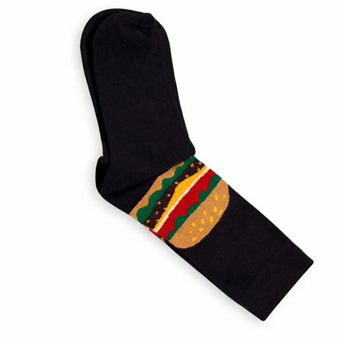 Celio Men's Black Burger Print Socks |Celio  in Lebanon