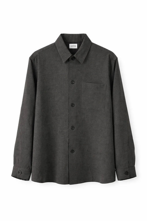 Celio Men’s Gray Wool Long Sleeve Shirt|Celio In Lebanon