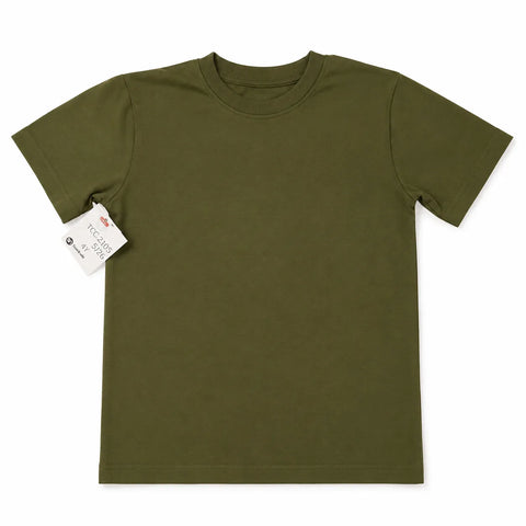Cat & Jack Boy's Olive Green Basic  T-Shirt   | Cat & Jack in Lebanon