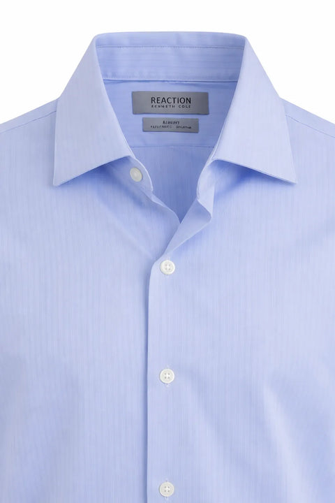 Kenneth Cole Reaction Men's Blue Slim Fit Flex Stretch Shirt | Kenneth Cole Reaction In Lebanon