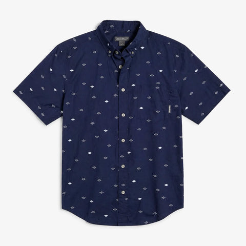 Eddie Bauer Men's Navy with White Print Shirt | Eddie Bauer in Lebanon
