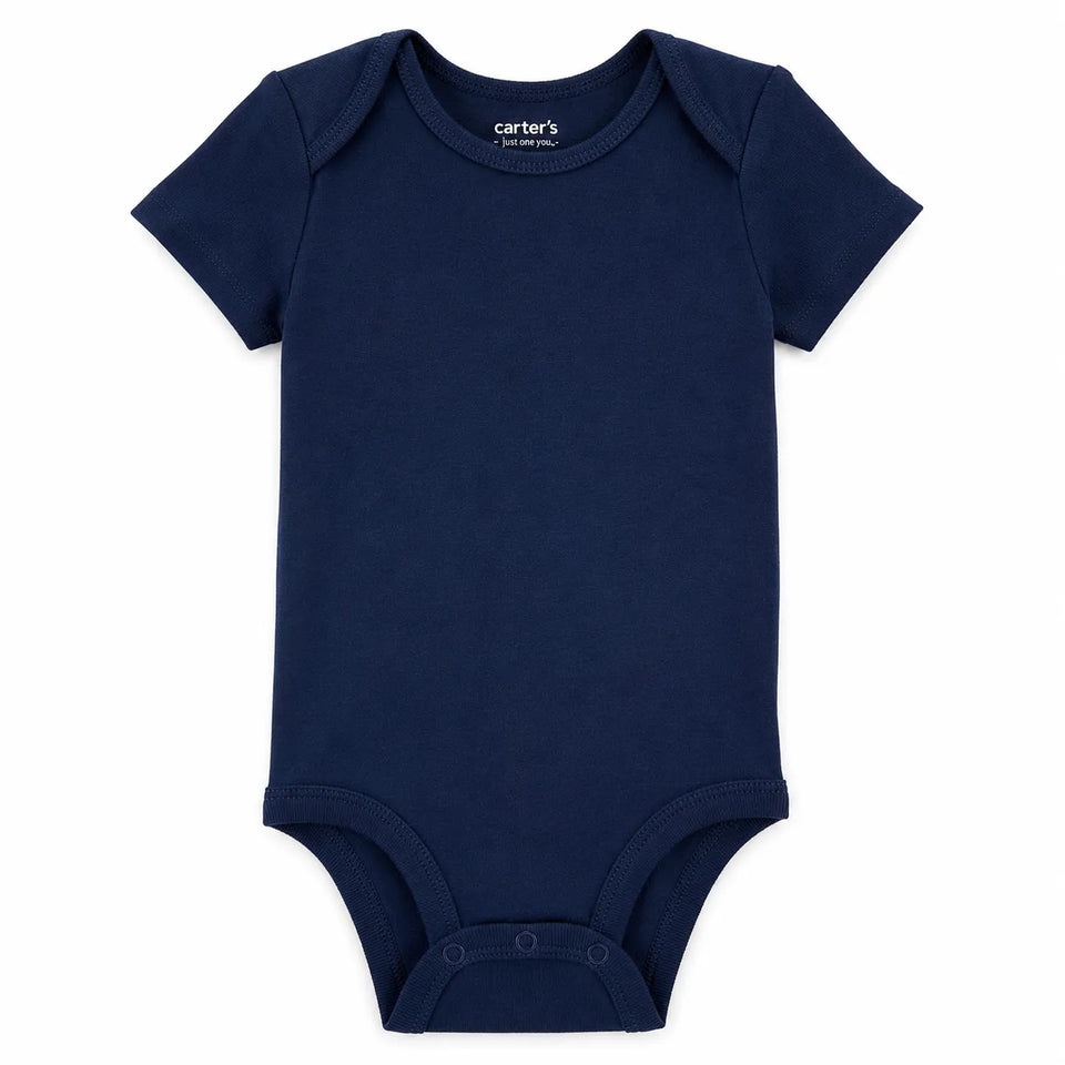 Carter's Just One You Baby Girl's Navy Solid Cotton Bodysuit | Carter's Just One You In Lebanon