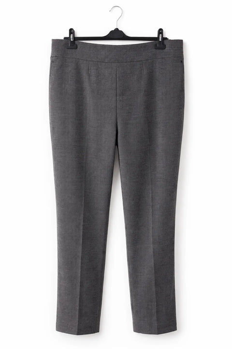 Anne Klein Women's Black lined white High-Rise Pull-On Bootleg Pant | Anne Klein  in Lebanon