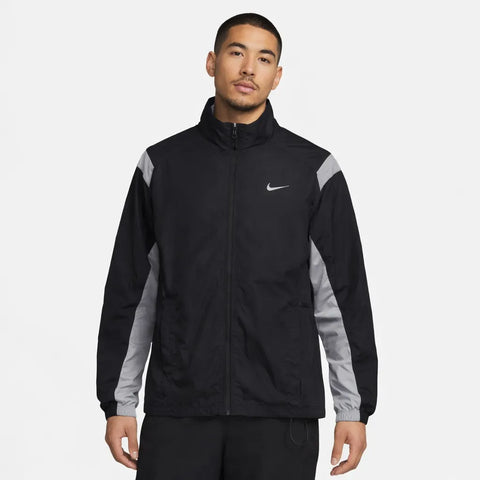 Nike Men's Black Full Zip Windbreaker Jacket| Nike In Lebanon