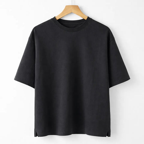 Celio Men's Dark Gray Crew Neck T-Shirt | Celio in Lebanon
