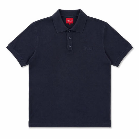 Guess  Men's Navy Polo T-Shirt | Guess  in Lebanon