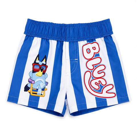 Bluey  Baby Boy's Blue Stripe Swim Shorts   |Bluey  in Lebanon