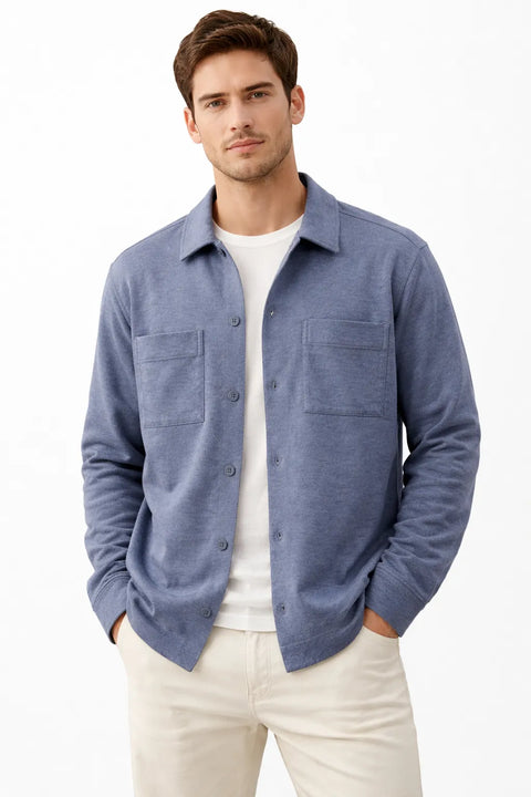 Celio Men's Navy with 2 pockets Shirt | Celio in Lebanon