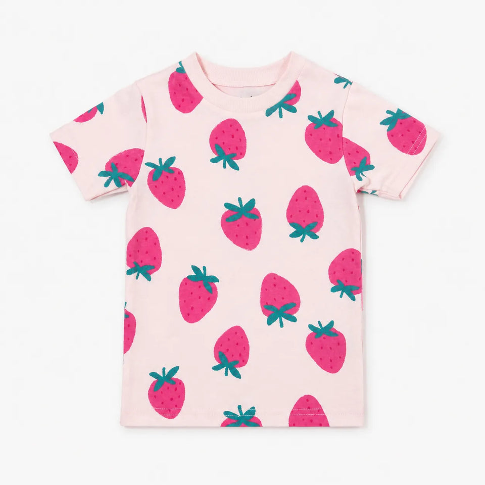 Carter's Baby Girl's Pink Strawberry Print T-Shirt|Carter's In Lebanon