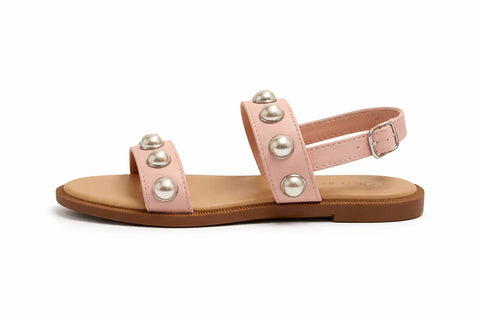 Cat & Jack Girl's Blush Adjustable Strap, Open Toe, Flexible Outsole Sandal's  |  Cat & Jack in Lebanon