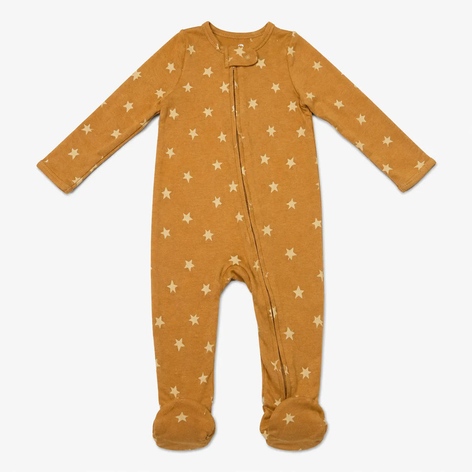Cloud Island Baby Girl'sYellow MustardStar Print Overall | Cloud Island in Lebanon