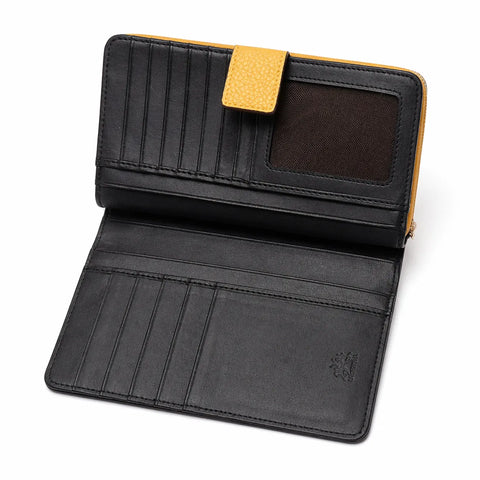 La Martina Women's Yellow Leather Wallet | La Martina In Lebanon