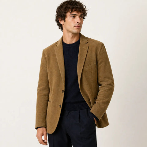 Us Polo Assn Men's Tan Corduroy Blazer | Us Polo Assn In Lebanon