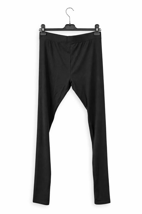Cuddl Duds Women's Black High Waist Warm Layers Ribbed Legging|Cuddl Duds In Lebanon