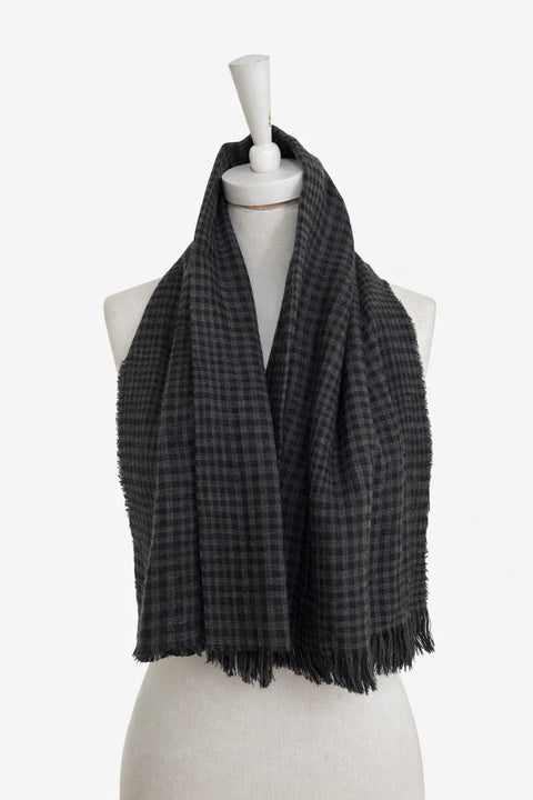 Celio Men's Grey Plaid Scarf | Celio In Lebanon