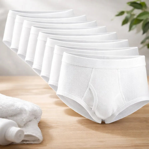Club Room Men's White Pack Of 8 Pairs Bottom Underwear | Club room In Lebanon