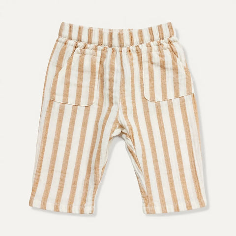 Cloud Island Baby Boy's Beige & Off White Striped Pant|Cloud Island In Lebanon