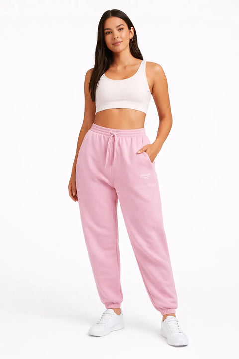 Reebok Women's Astro Rose Identity Small Logo Fleece Joggers | Reebok In Lebanon