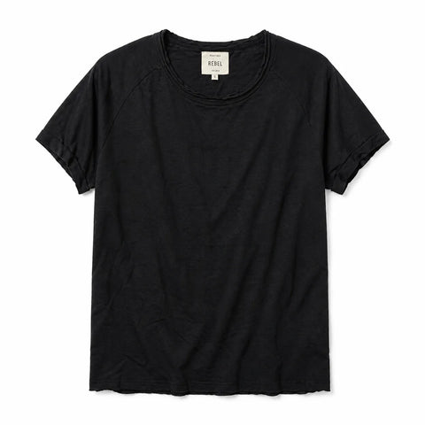 Redefined Rebel Men's Black Round Neck T-Shirt | Redefined Rebel In Lebanon