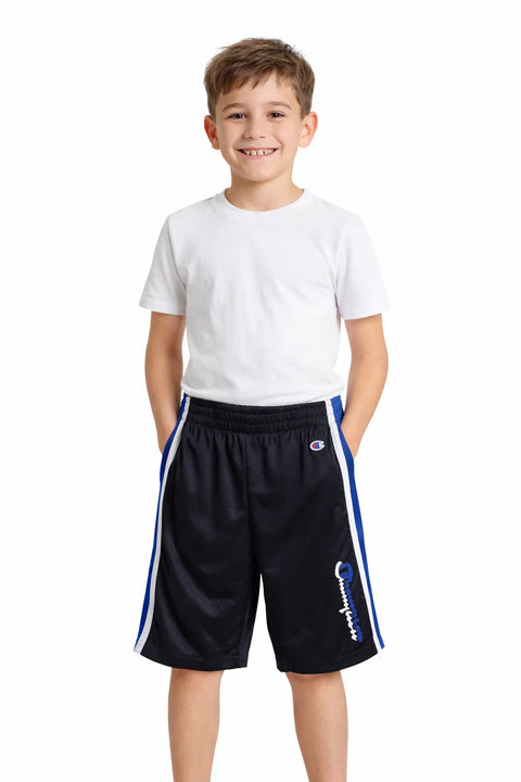 Champion Big Boy's Navy Athletic Mesh Shorts|Champion In Lebanon
