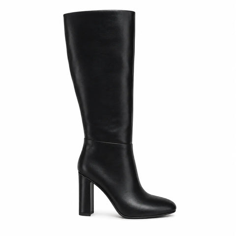 Steve Madden Women's Black Satin Ambrose High Boot|Steve Madden In Lebanon